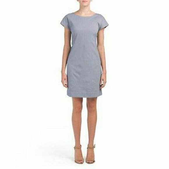 NWT THEORY ANDRIZZA SEERSUCKER DRESS – SIZE 8 - Picture 2 of 7
